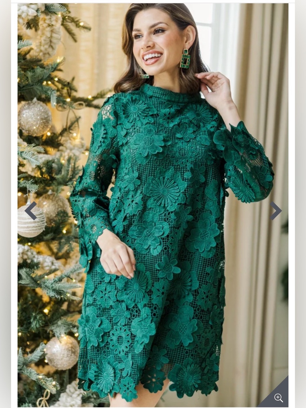 Shop The Mint Green 3D Floral Lace Overlay Dress Small Wedding Holiday